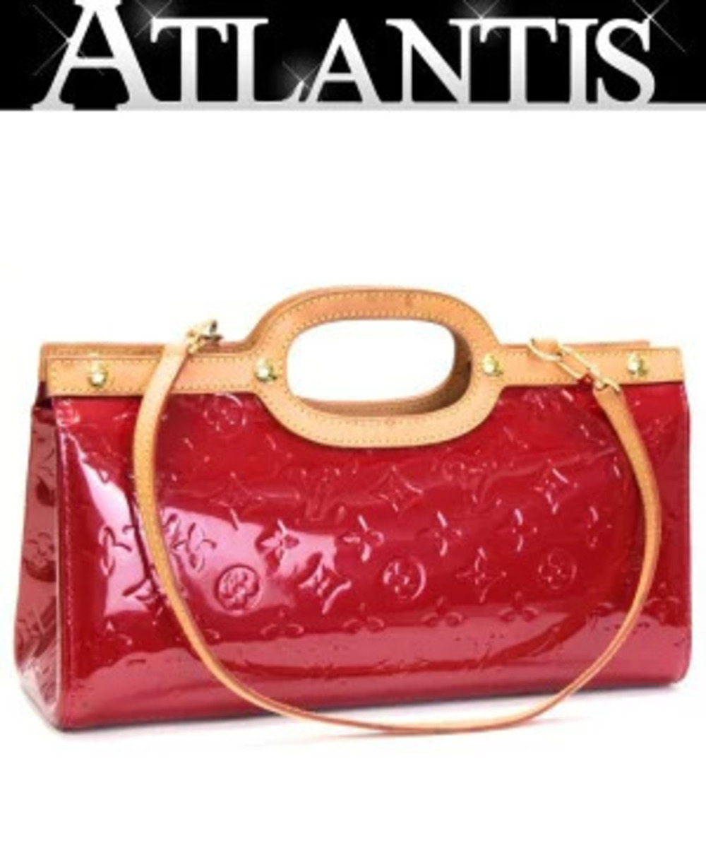 LOUIS VUITTON Roxbury Drive Handbag Vernis Pomme d Amour